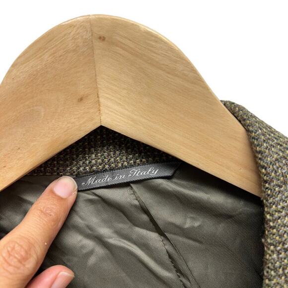 Canali Italian 100% Wool Blazer Jacket Men’s Size 56 - Picture 3 of 10